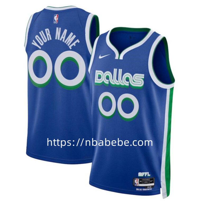 Maillot Dallas Mavericks Personnalis City Dition Nbabebe