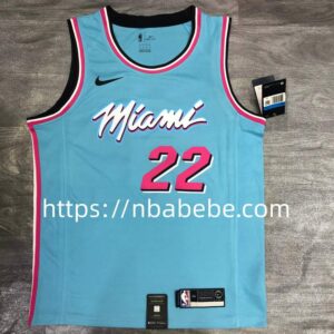 Maillot de Basket NBA Heat 2022 Butler 22 bleu
