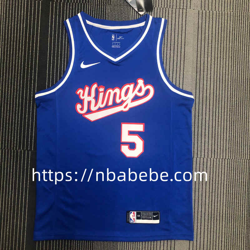 Maillot de Basket NBA Kings 2022 Fox 5 bleu