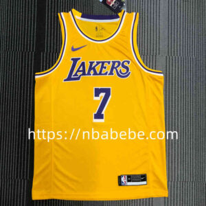 Maillot de Basket NBA Lakers 2022 Anthony 7 jaune