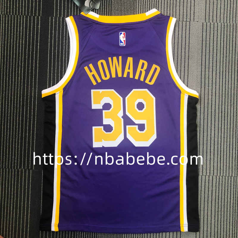 Maillot de Basket NBA Lakers 2022 Howard 39 bleu 2