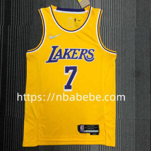 Maillot de Basket NBA Lakers 75e anniversaire Anthony 7 jaune