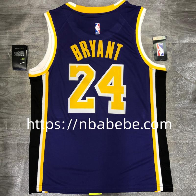 Maillot de Basket NBA Lakers Bryant 24 Violet 2