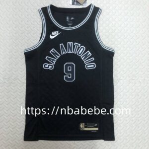 Maillot de Basket NBA Spurs 2023 Parker 9 noir