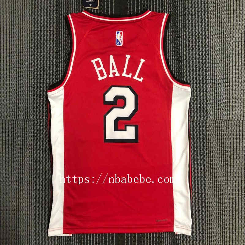 Maillot de Basket NBA Bulls 75e anniversaire Ball 2 city édition 2