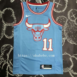 Maillot de Basket NBA Bulls DeRozan 11 bleu