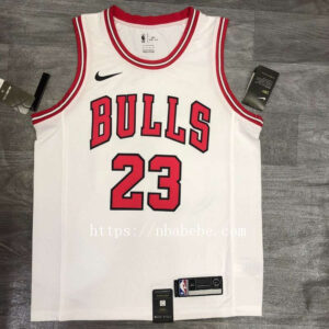 Maillot de Basket NBA Bulls Jordan 23 blanc