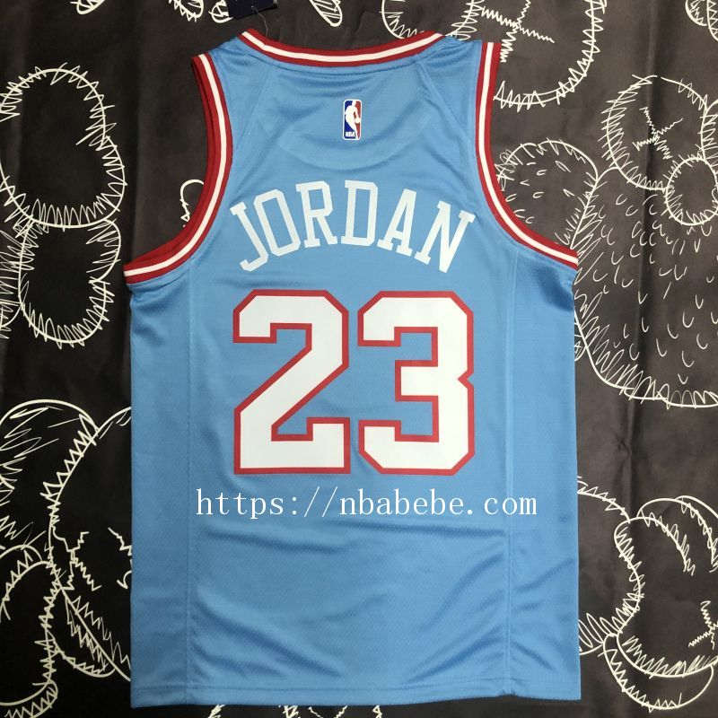 Maillot de Basket NBA Bulls Jordan 23 bleu 2