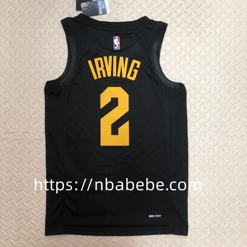 Maillot de Basket NBA Cavaliers Jordan 2023 Irving 2 noir 2