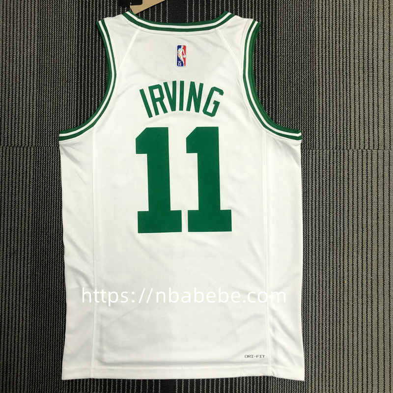 Maillot de Basket NBA Celtics 75e anniversaire Irving 11 blanc 2