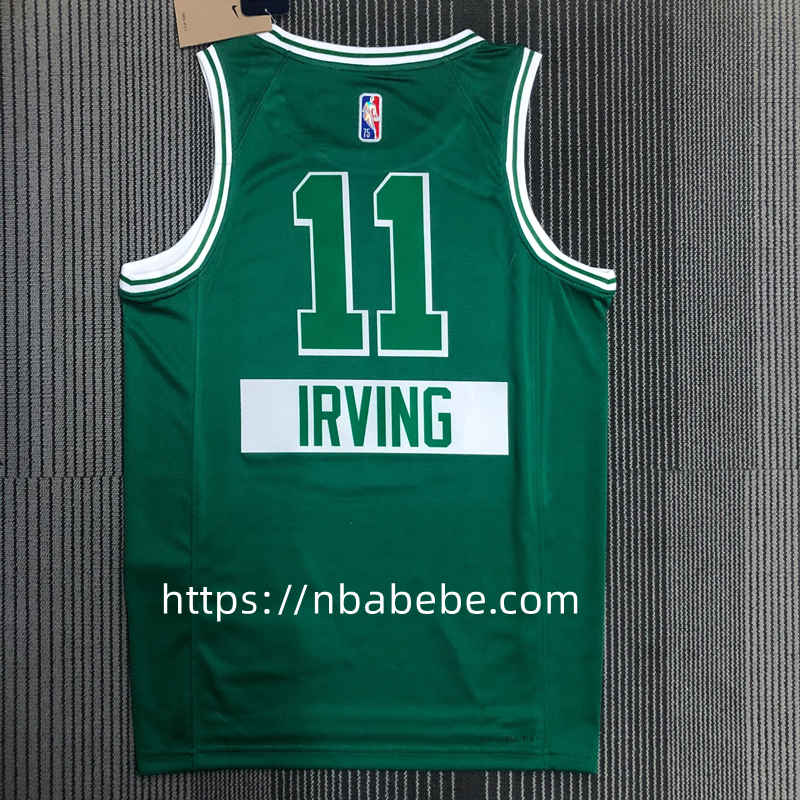 Maillot de Basket NBA Celtics 75e anniversaire Irving 11 city éditions 2
