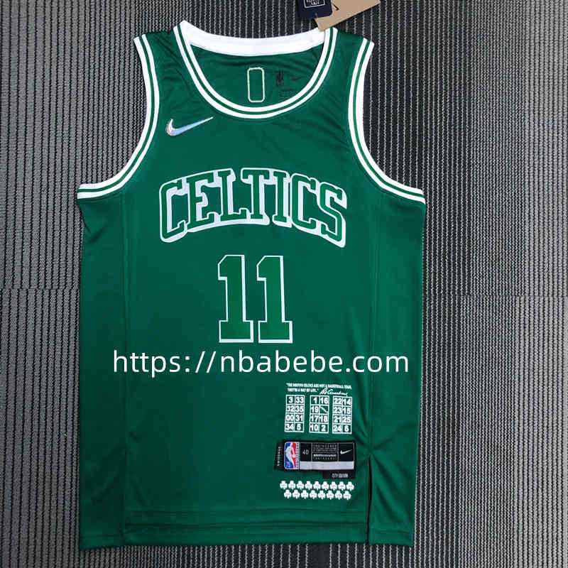 Maillot de Basket NBA Celtics 75e anniversaire Irving 11 city éditions