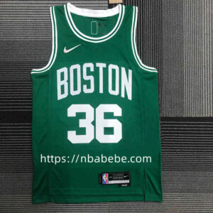 Maillot de Basket NBA Celtics 75e anniversaire Smart 36 vert