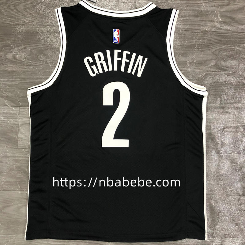 Maillot de Basket NBA Nets Griffin 2 noir col v 2