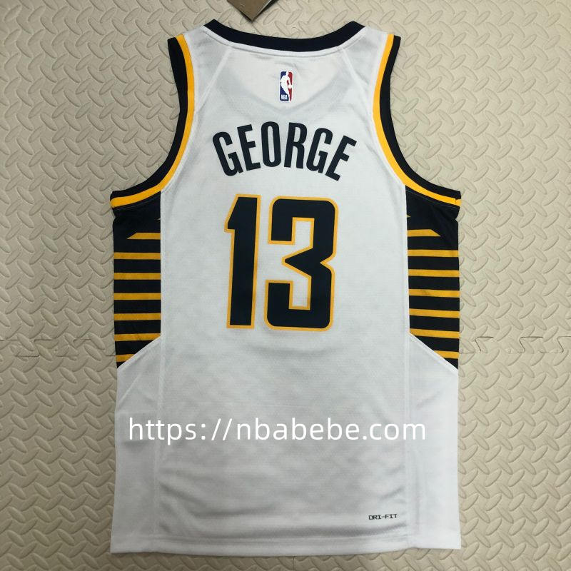 Maillot de Basket NBA Pacers 2023 George 13 blanc 2