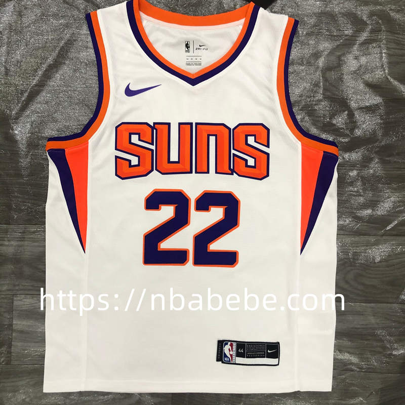 Maillot de Basket NBA Suns 2022 Ayton 22 blanc