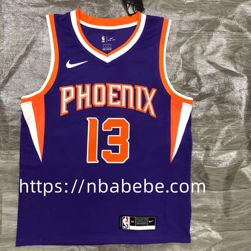 Maillot de Basket NBA Suns 2022 Nash 13 Violet