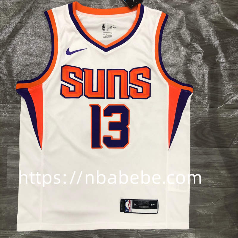 Maillot de Basket NBA Suns 2022 Nash 13 blanc
