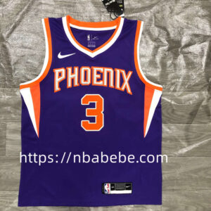 Maillot de Basket NBA Suns 2022 Paul 3 Violet