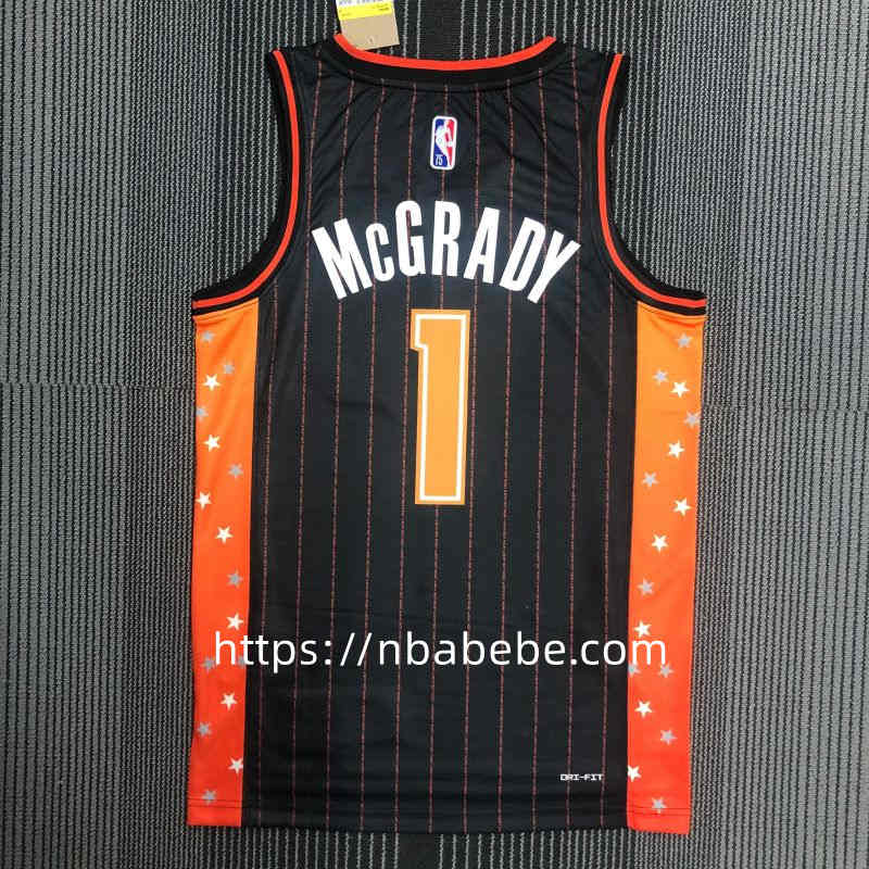 Maillot de Basket NBA Magic 75e anniversaire McGrady 1 city édition 2