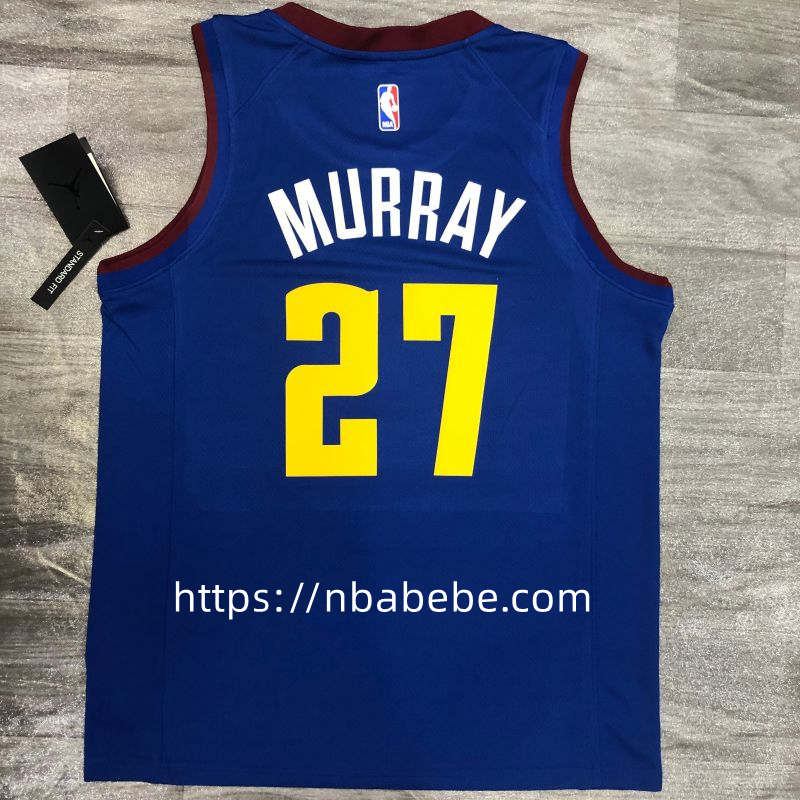 Maillot de Basket NBA Nuggets Murray 27 Jordan city édition 2