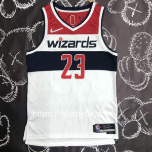 Maillot de Basket NBA Wizards 75e anniversaire Jordan 23 blanc