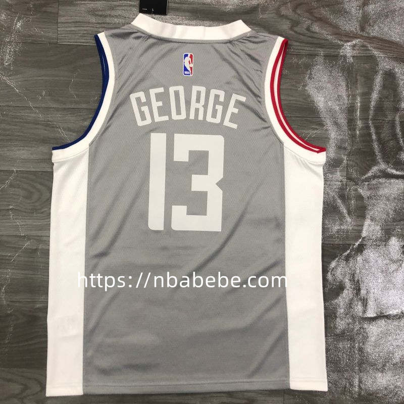 Maillot LA Clippers 2021 2022 George 13 earned édition gris 2