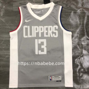 Maillot LA Clippers 2021 2022 George 13 earned édition gris