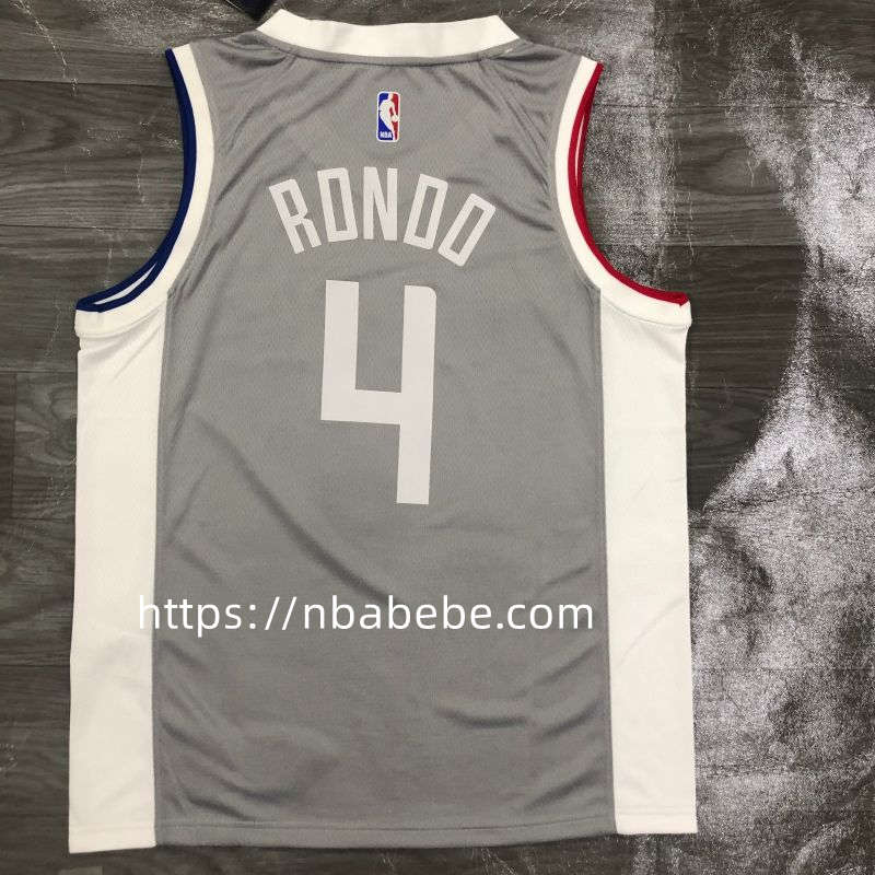 Maillot LA Clippers 2021 2022 Rondo 4 earned édition gris 2