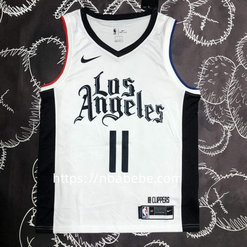Maillot LA Clippers 2021 2022 Wall 11 city édition blanc