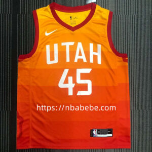 Maillot Utah Jazz 2019 2020 Mitchell 45 orange