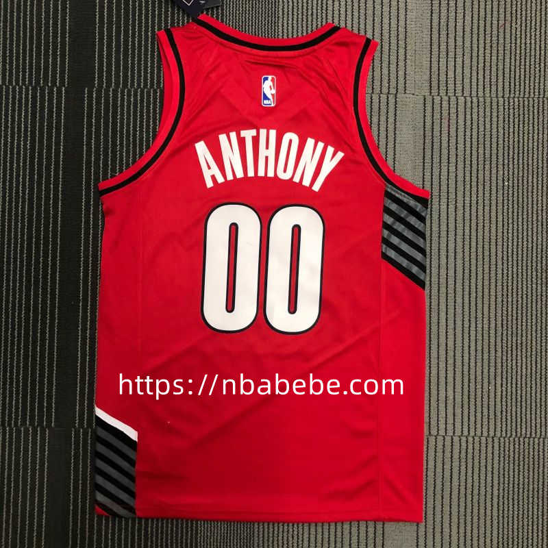 Maillot de Basket Jordan Trail Blazers Anthony 00 rouge 2