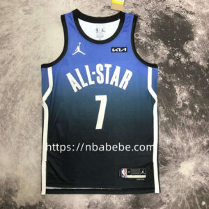 Maillot de Basket NBA All-Star 2023 Brown 7 bleu