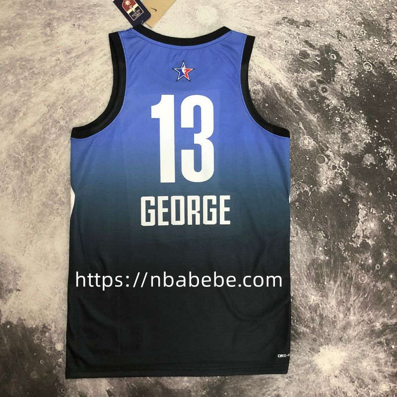 Maillot de Basket NBA All-Star 2023 George 13 bleu 2