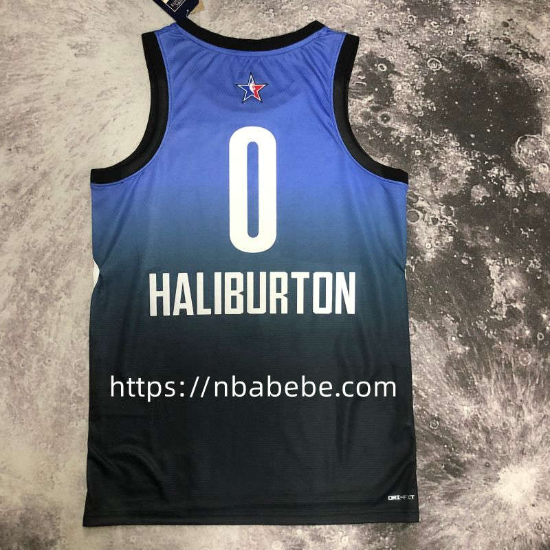 Maillot de Basket NBA All-Star 2023 Haliburton 0 bleu 2