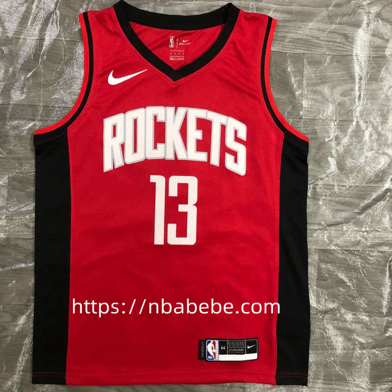 Maillot Houston Rockets 2021 Harden 13 rouge
