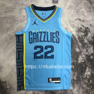 Maillot Memphis Grizzlies Jordan 2023 Bane 22 bleu
