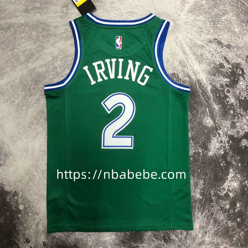 Maillot de Basket Dallas Mavericks Irving 2 vintage vert 2