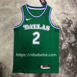 Maillot de Basket Dallas Mavericks Irving 2 vintage vert