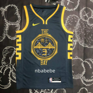 Maillot Golden State Warriors 2018 Poole 3 gris