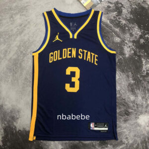 Maillot Golden State Warriors Jordan 2023 Poole 3 noir