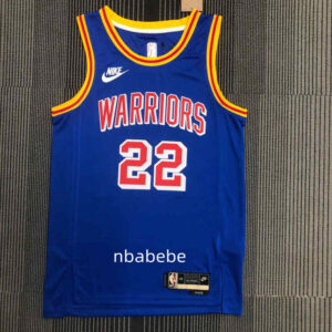 Maillot Golden State Warriors Wiggins 22 vintage bleu