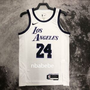 Maillot NBA Lakers 2023 Bryant 24 city éditions blanc