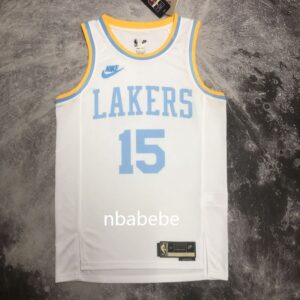 Maillot de Basket NBA Lakers vintage 2023 Reaves 15 blanc