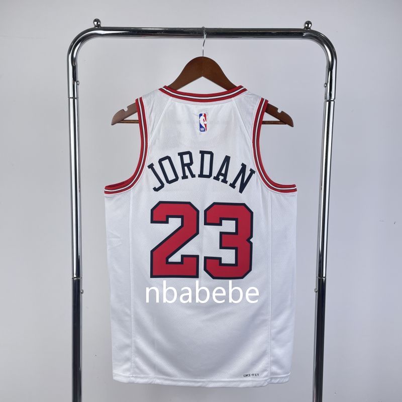 Maillot de Basket NBA Bulls 2023 Jordan 23 blanc 2