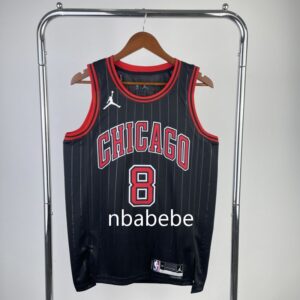 Maillot de Basket NBA Bulls Jordan 2023 LaVine 8 noir