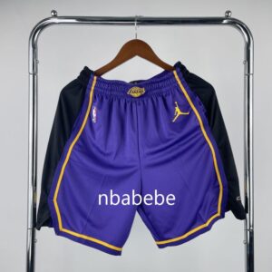 Short de Basket NBA Lakers Jordan 2023 Violet