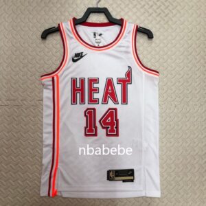Maillot de Basket NBA Heat vintage 2023 Herro 14 blanc