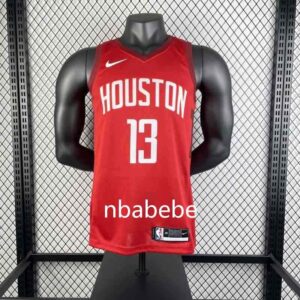 Maillot de Basket NBA Houston Rockets 2019 Harden 13 rouge earned édition