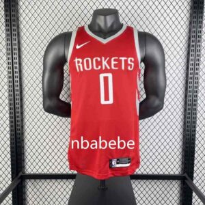 Maillot de Basket NBA Houston Rockets 2019 Westbrook 0 rouge
